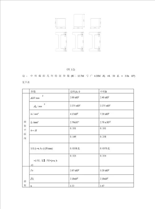 单层双跨工业厂房设计21m双跨