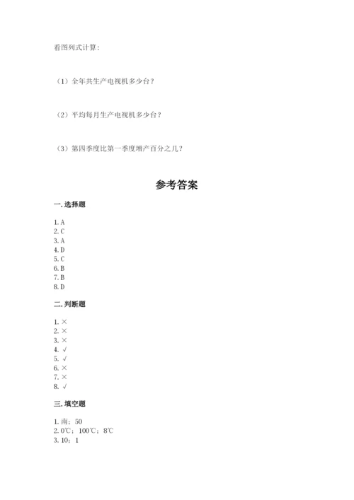 冀教版六年级下册数学 期末检测卷（考点梳理）.docx