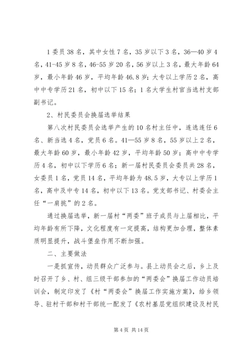 余丁乡村两委换届选举工作亮点突出.docx