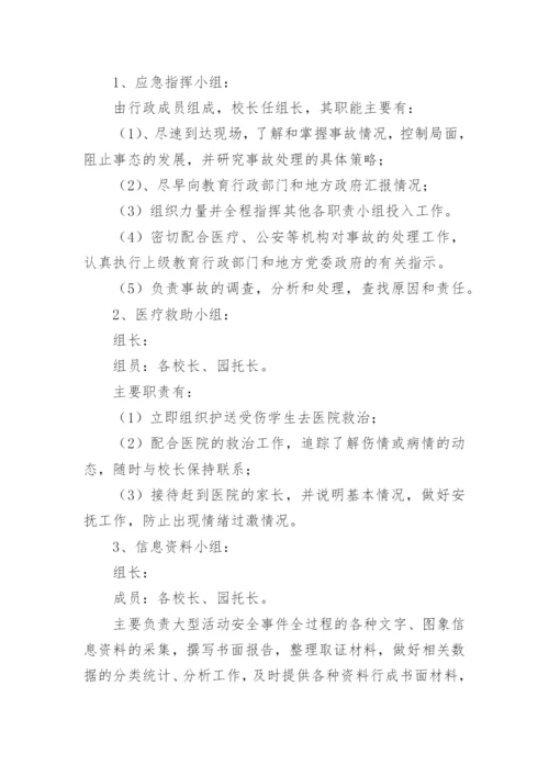 重大活动期间安全应急预案.docx