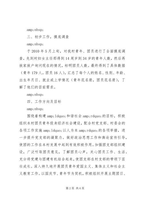 最新团支部书记工作计划精选.docx