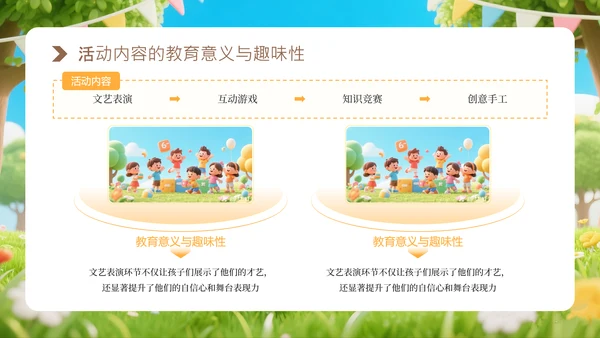 黄色六一儿童节活动策划通用PPT模板