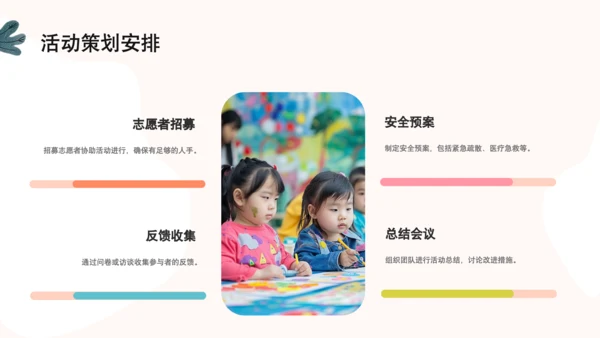 橙色卡通风六一儿童节活动营销方案ppt