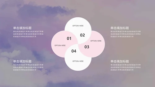 紫色梦幻气泡年终述职PPT模板