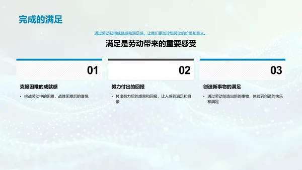 劳动技能的学习和应用