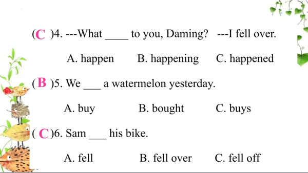 Module 9 Unit1 What happened to your head？  课件（共34