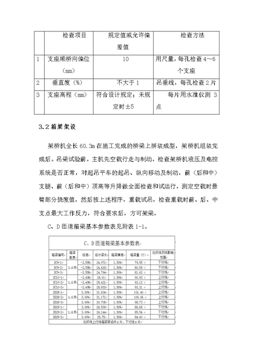 架桥机架梁施工方案