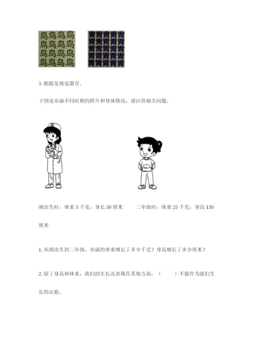 教科版二年级下册科学期末测试卷附参考答案【基础题】.docx