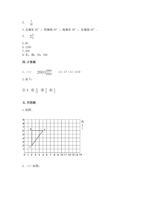 人教版六年级上册数学期中测试卷（能力提升）.docx