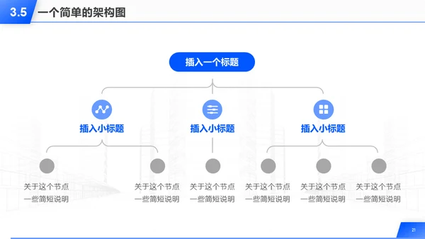 建筑背景的年终工作总结报告汇报通用PPT模板
