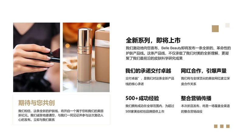 商务风含图片PPT列表