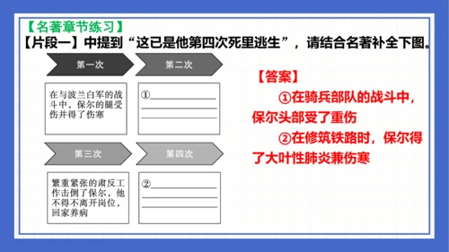 名著导读《钢铁是怎样炼成的》复习课件-2023-2024学年统编版语文八年级下册(共63张PPT)