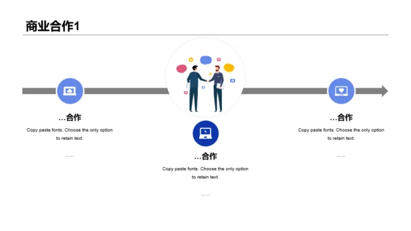 蓝色插画5G通信试点项目商业计划书PPT模板