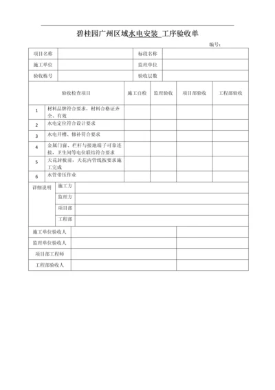 水电工程隐蔽验收(安装).docx