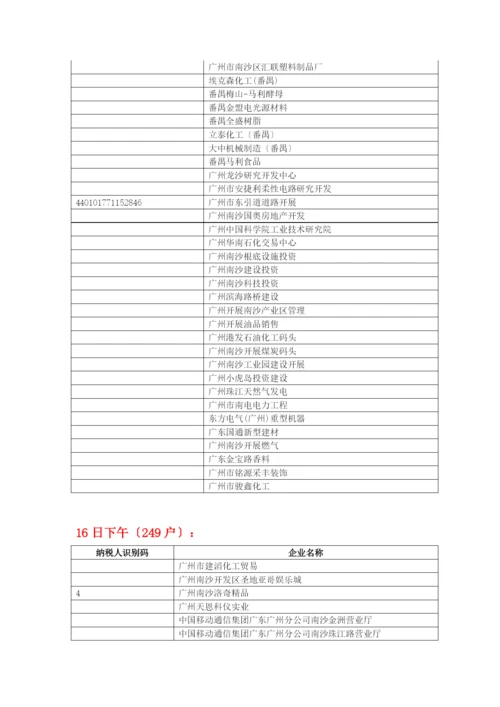 新企业所得税法宣讲会参会企业时间安排-新企业所得税法宣讲.docx