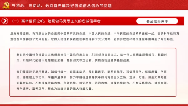 在贯彻新时代党的组织路线中担当作为PPT