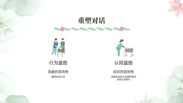绿色小清新风格叙事护理概述业务培训PPT课件