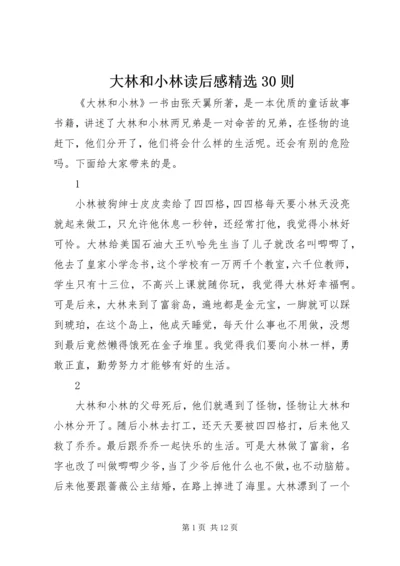 大林和小林读后感精选30则.docx