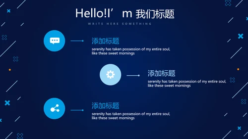 蓝色科技网络信息工程师工作总结汇报动态PPT