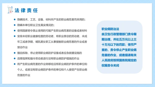 职业病健康防护知识医疗机构PPT模板