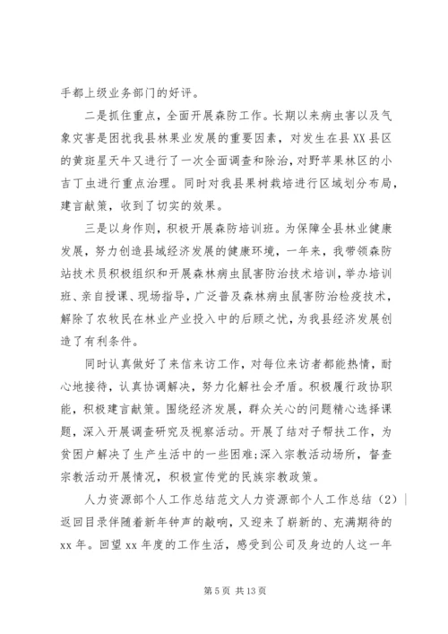 人力资源部个人工作总结3篇.docx