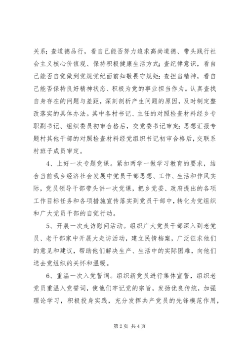 乡镇纪念建党95周年系列活动方案.docx
