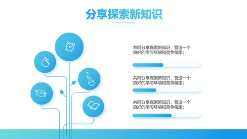 蓝色医疗医院运营分析报告动态PPT模板