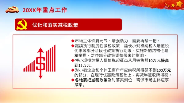 全国两会政府工作报告要点解读PPT