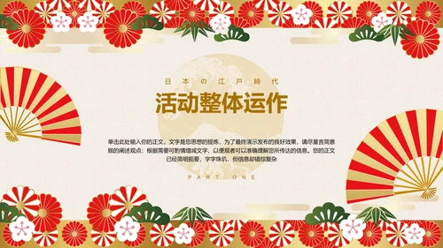 米色日系复古风通用演示PPT模板