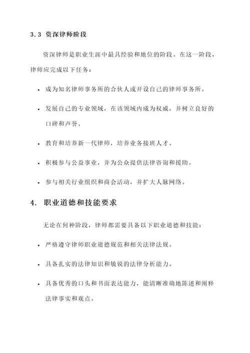 律师人生阶段规划方案