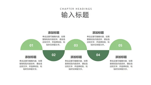 小清新绿色你好春天主题汇报班级演讲PPT模板