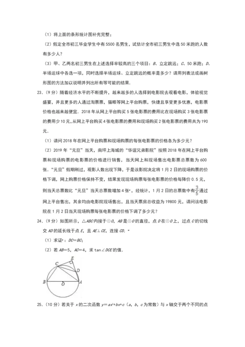 【6套合集】广东广东实验中学2020中考提前自主招生数学模拟试卷附解析.docx