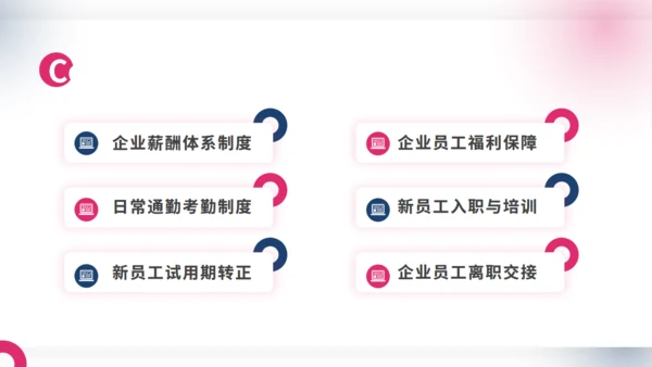 商务大气企业人事管理制度员工培训通用PPT模板