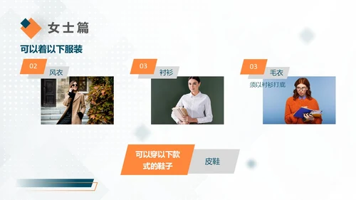 深青色简约商务着装礼仪新员工培训PPT模板礼仪培训