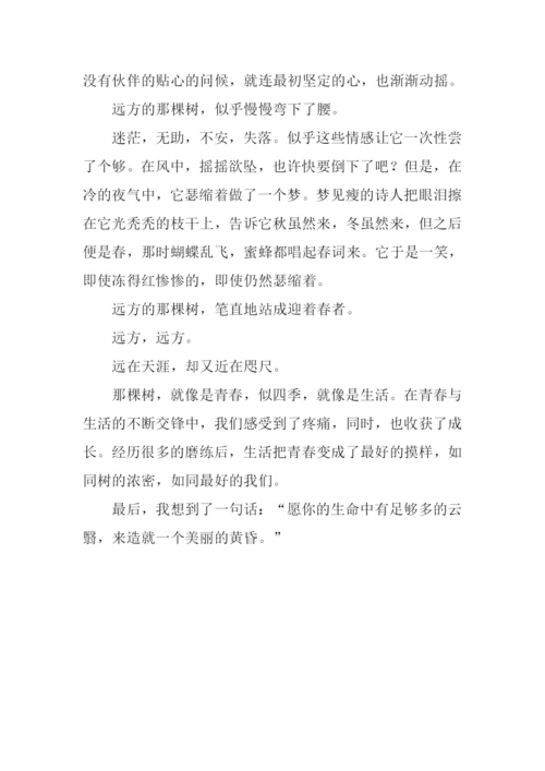 以远方为话题的作文800字.docx