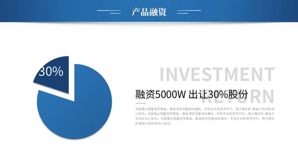 简约科技项目招商商业计划书产品介绍企业宣传ppt模板