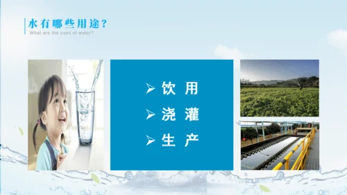 节约用水教育了解水资源PP模板