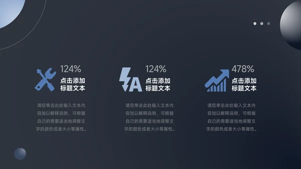 暗蓝色酷炫商业计划书PPT模板