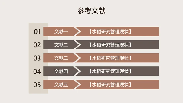 棕色简约风校园汇报植物品种研究和进展毕业答辩