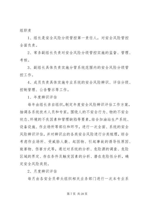 XX公司安全风险分级管控管理制度.docx