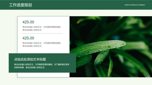 深绿色简约风产品介绍通用PPT演示模板