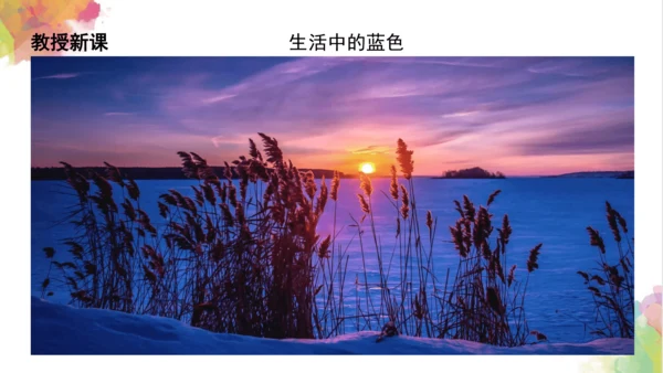 第七课《黄色和蓝色的画》课件