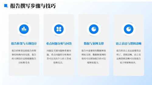 蓝色简约风人员调动分析与述职报告