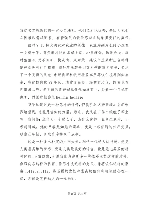 信仰的力量主题演讲稿.docx