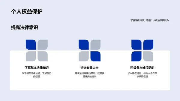 人权保护法治教育PPT模板