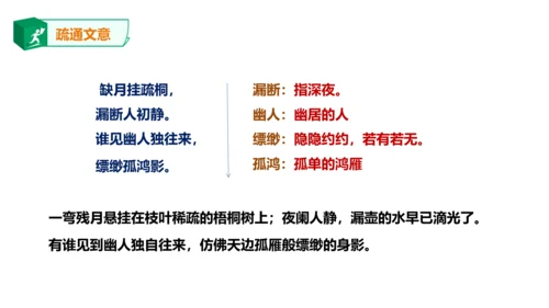 八年级下册第六单元课外古诗词诵读 卜算子.黄州定慧院寓居作 课件(共20张PPT)