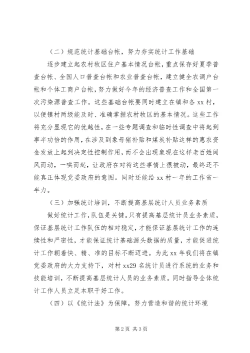 乡镇统计年终工作总结范文.docx