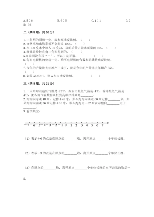 苏教版数学六年级下册试题期末模拟检测卷精编.docx