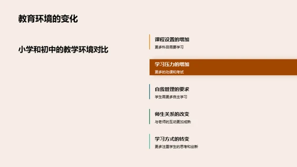 初中新生适应攻略