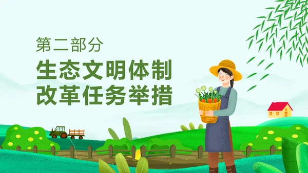 推进生态文明建设美丽中国PPT课件模板
